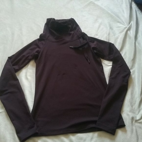 NIKE Pro NWOT Hyperwarm Cinch Neck Top Long-Sleeve Thermal Insulation - Picture 8 of 13